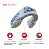 SAFEJAWZ Nitro mouthguard - white/blue