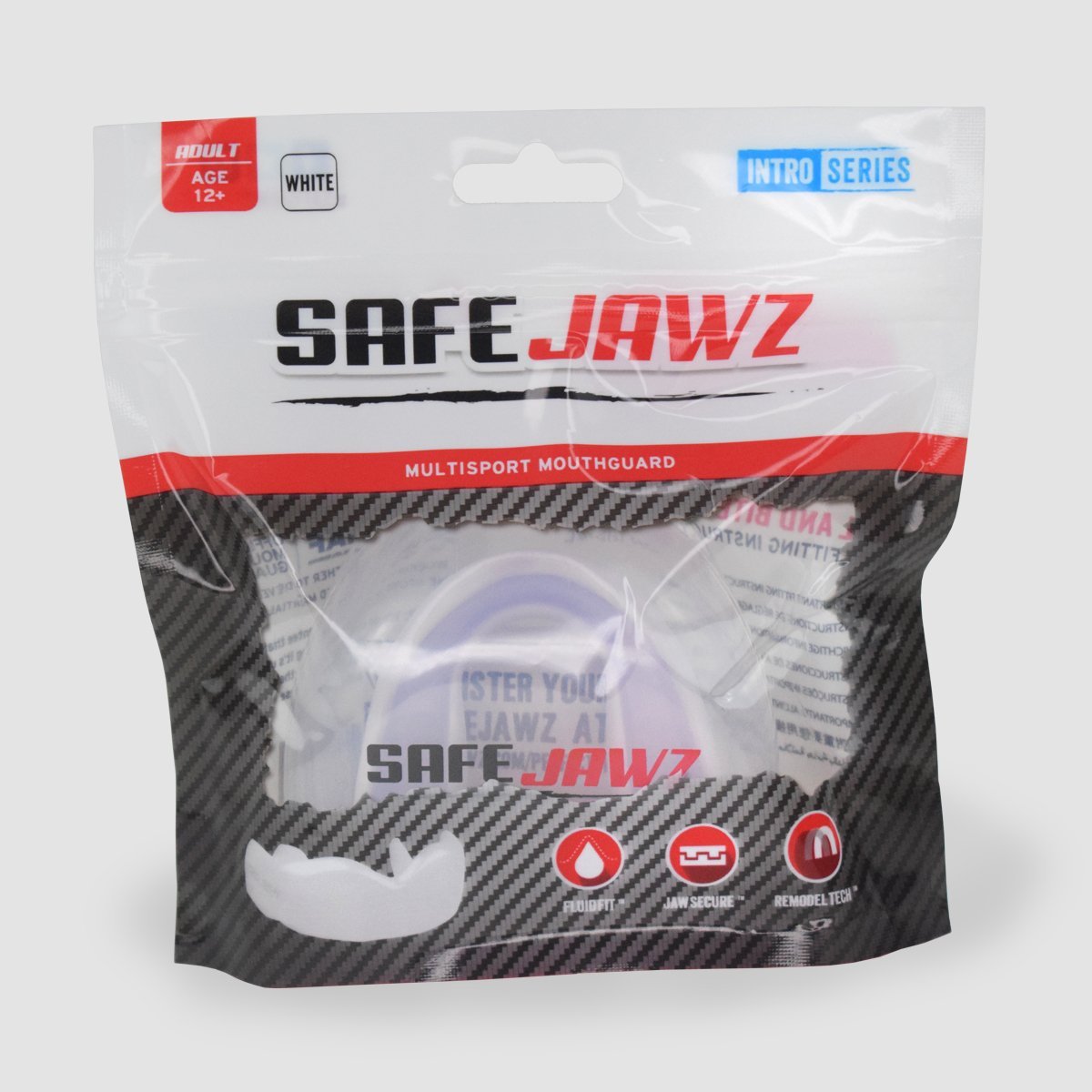 SAFEJAWZ Mundschutz Intro Weiß Junior