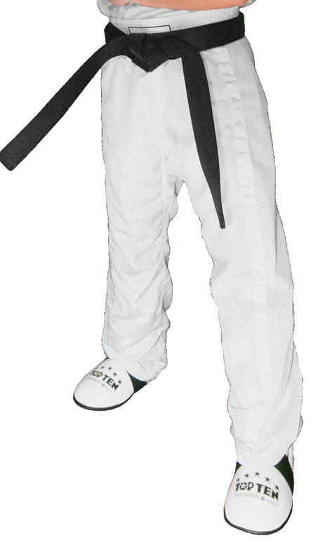 Pantalon TopTen Mesh - blanc, 1605-11