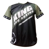 King ProBoxing T-shirt d'entraînement Star Vintage Stone - noir/kaki, TTEE02-BLK/KHA