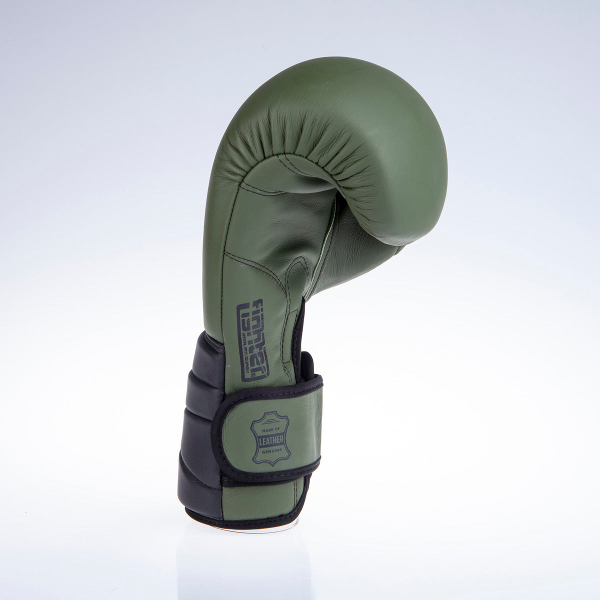 Fighter Boxhandschuhe Sparring - matt khaki/schwarz, FBG-002KB