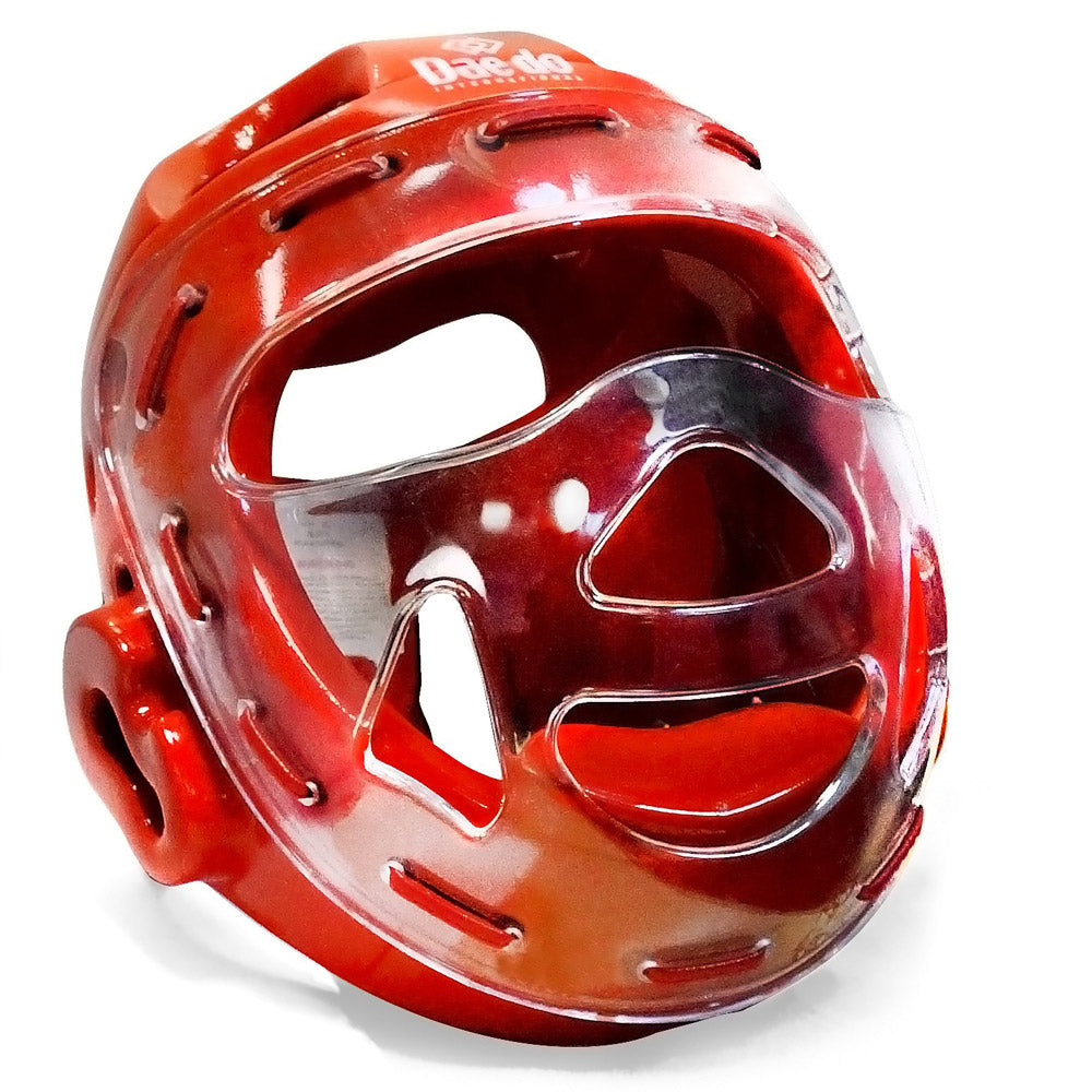 Masque Daedo Headguard WT - rouge, 20915R