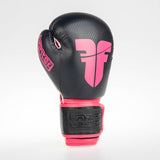 Gants de boxe Fighter SPEED - noir/rose fluo, TH1612PUBKP