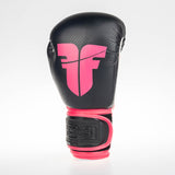 Gants de boxe Fighter SPEED - noir/rose fluo, TH1612PUBKP