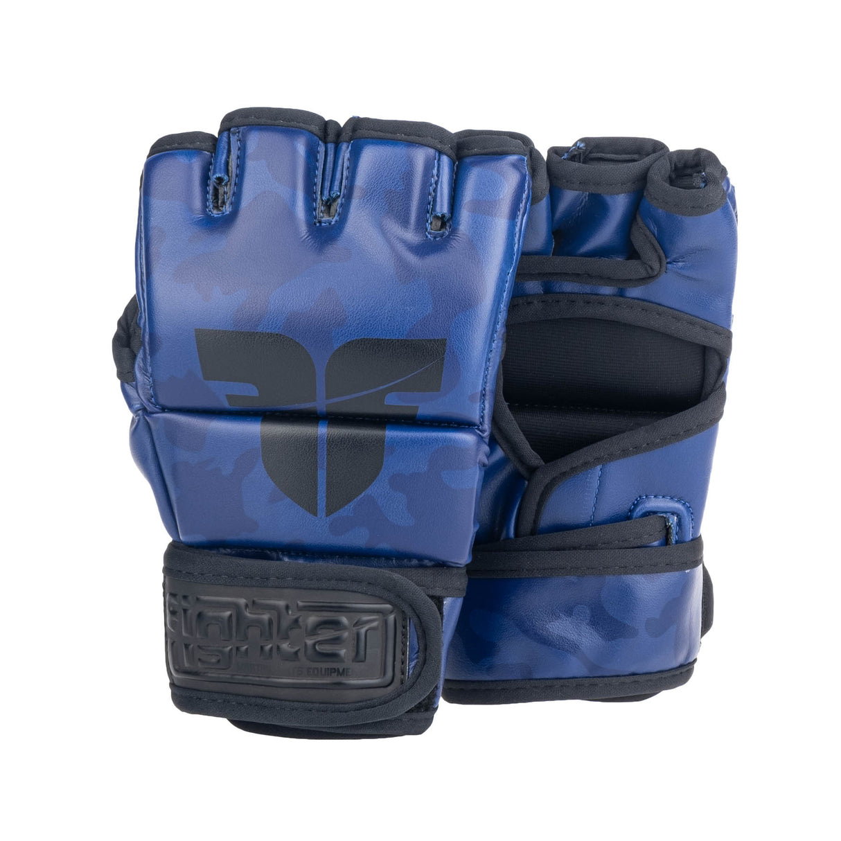 Gants de compétition Fighter MMA - camouflage bleu, FMG-002CBU