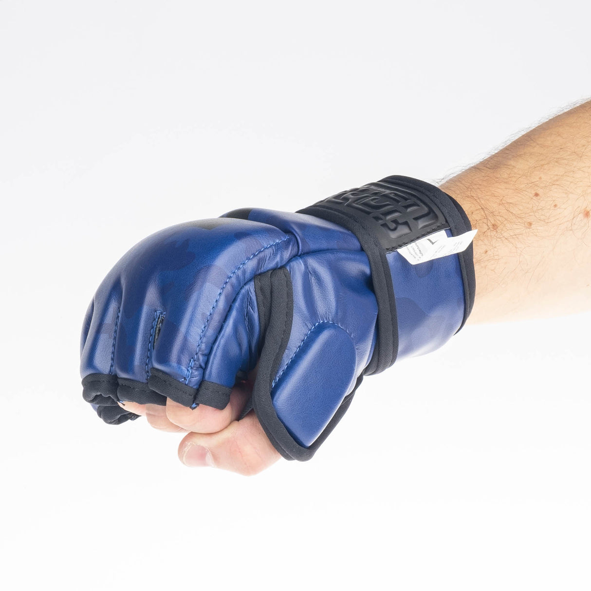 Gants de compétition Fighter MMA - camouflage bleu, FMG-002CBU