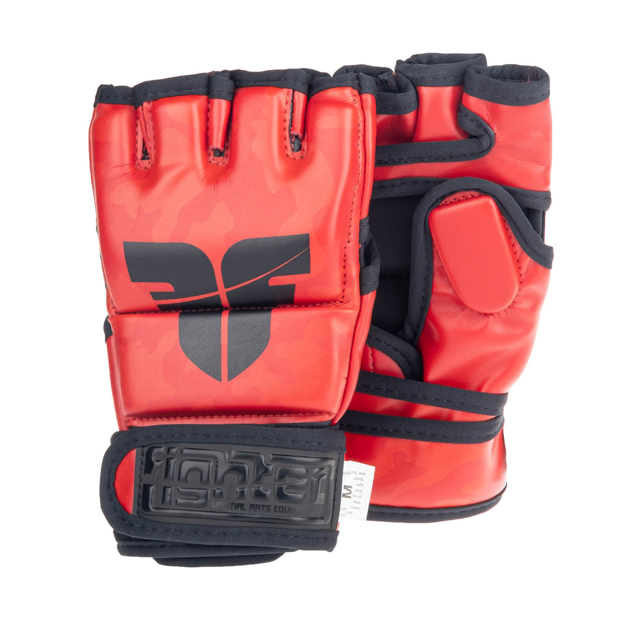 Fighter MMA Handschuhe Competition - rot camo, FMG-002CRD