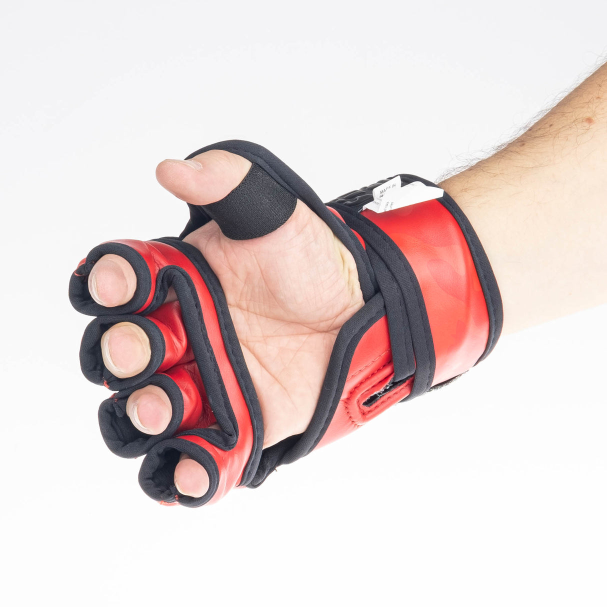 Fighter MMA Handschuhe Competition - rot camo, FMG-002CRD