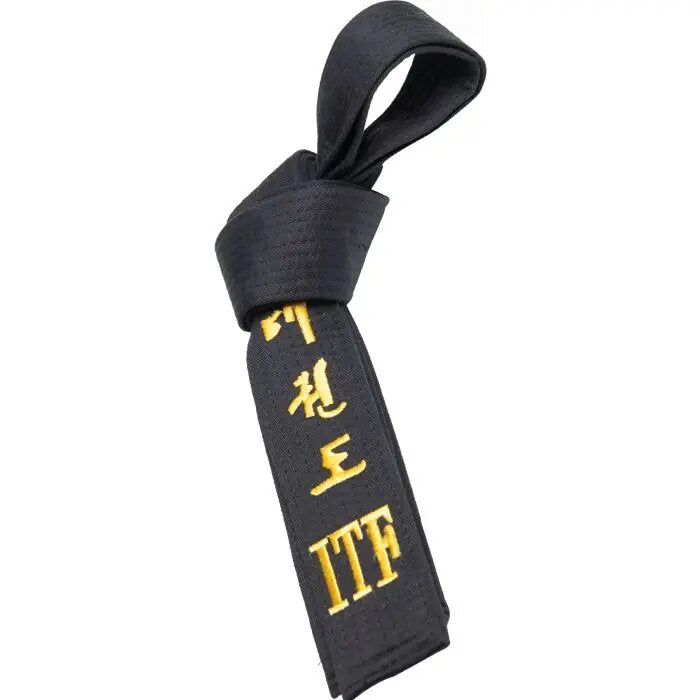 TopTen Taekwon-Do ITF Gürtel, schwarz, 1051-9