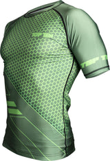 Top Ten rashguard COMBat - green