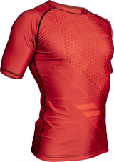 Top Ten rashguard COMBat - red