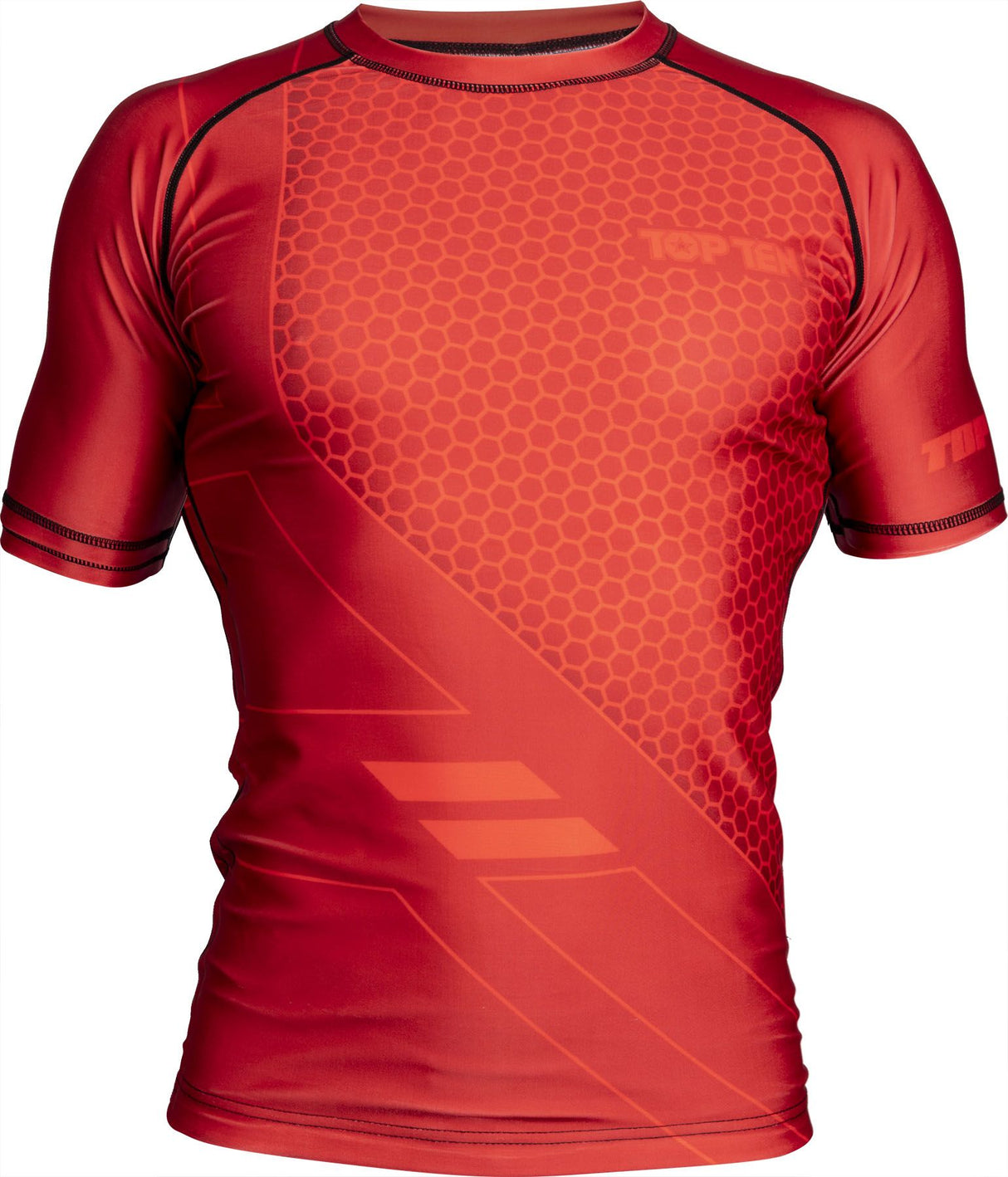 Top Ten Rashguard COMBat - rot