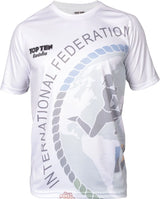 T-shirt d'entraînement Top Ten IFMA Royal Muay - blanc