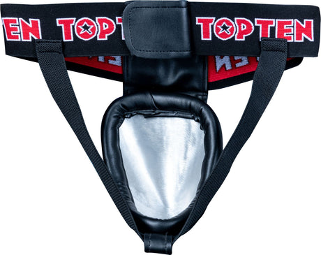 Top Ten Metal Groin Guard - black