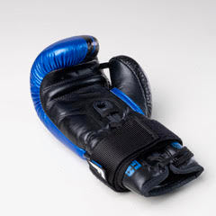 Sangle Velcro pour lacets de gants de boxe - noir, FVSLC-02