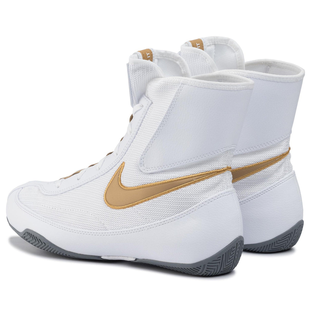 Chaussures de boxe Nike Machomai 2 - blanc/or