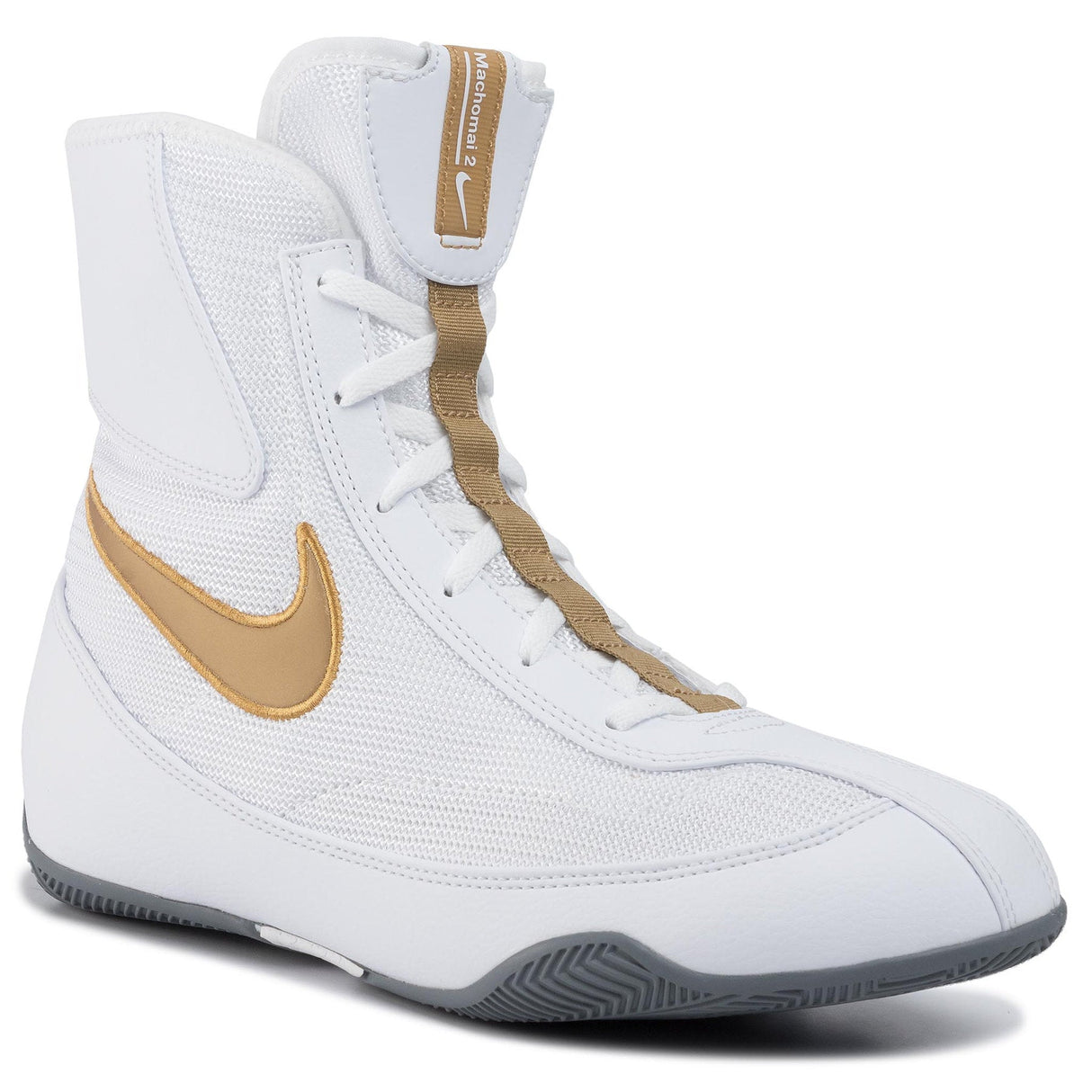 Chaussures de boxe Nike Machomai 2 - blanc/or
